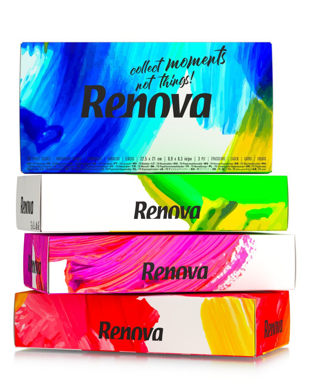 "From now on" Facial Tissues